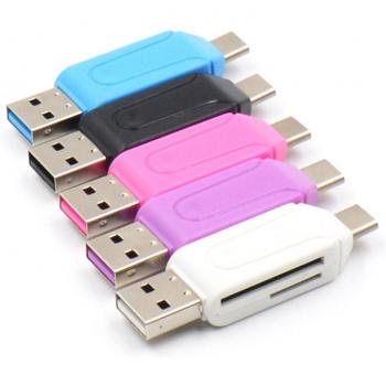 Micro USB OTG Card Reader for Smartphones