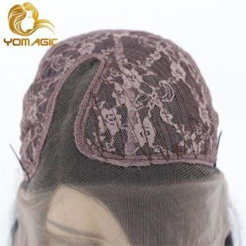 Yomagic Synthetic Hair Yaki Straight Lace Front Wig