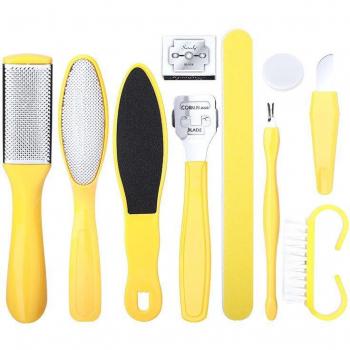 Foot Care Pedicure Tools Set 10-Piece Stainless Steel