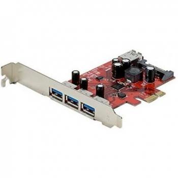 PCI Express 4-Port USB 3.0 Expansion Card for Enhanced Connectivity and Performance