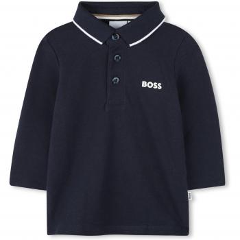 BOSS Bebé Polo Infantil – Algodón 100%, Manga Larga