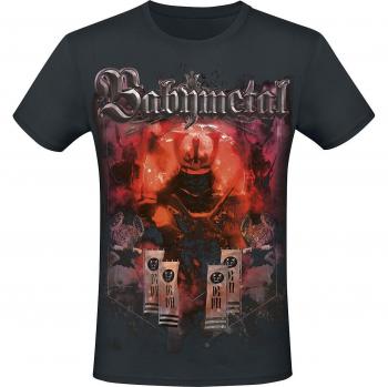 Chemise à manches courtes Babymetal – Red Demon Flags – Noir – S‑3XL