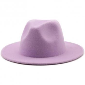 Sombrero de copa de fieltro para mediana edad