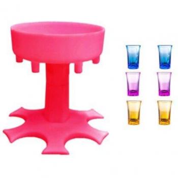Soporte de Bebidas con 6 Disparos