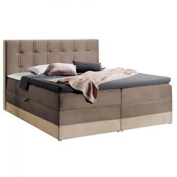 Letto con arazzo e reti a doghe