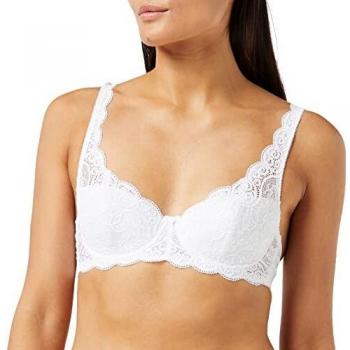 Sujetador Balconette Triumph Amourette 300 Whp X, Con Aro, Relleno, Blanco, 90B