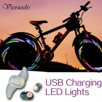 Superhelle RGB Speichenlichter für Radfahrer