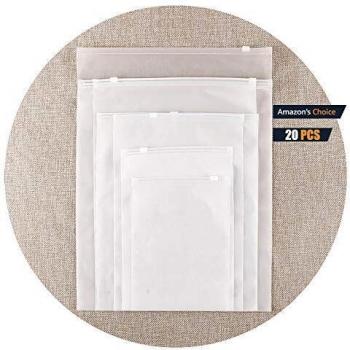 Set di 20 Borse Zip per Bagagli