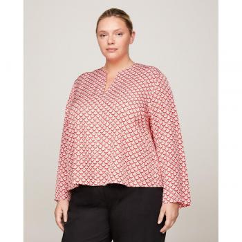 Tommy Hilfiger CRV V-Neck Bluse mit Design