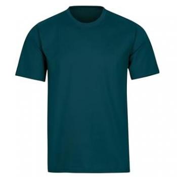 T-Shirt TRIGEMA Deluxe – Herrenbasic, 100 % Baumwolle, Größe L, Saphir
