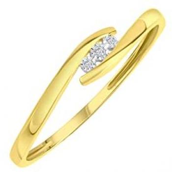 Diamonds by Ellen K. Ring 375 Gelbgold mit Diamant