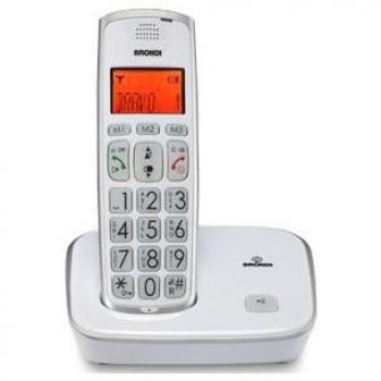 Brondi Bravo Cordless DECT, Oro/Bianco