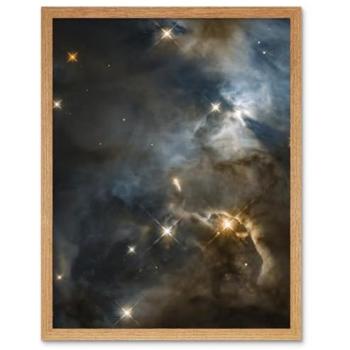 Hubble Nebula Frame‑Art