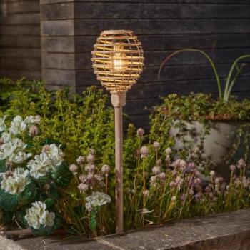Lumina Faux Natural Rattan Lamp