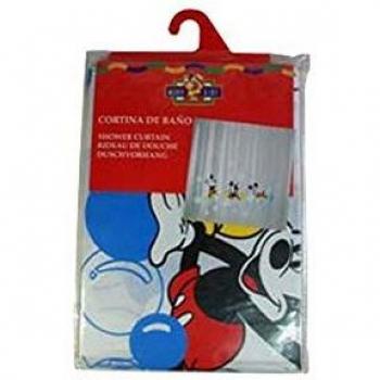 Cortina Móvil PVC Mickey 180x180 CM Celeste