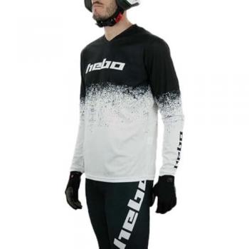 Maglia Hebo Pro Trial V Dripped Bianca