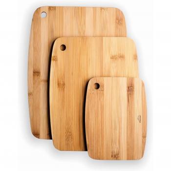 Juego Tríptico de Tablas de Corte de Bambú