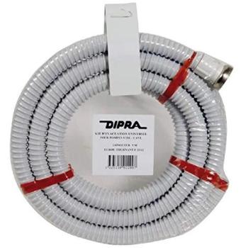 Tuyau Spido PVC annelé 5 m, 25 mm de diamètre, F 33/42
