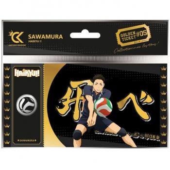 Shell Caso Haikyu!! Golden Ticket Nero -05 Sawamura Cartoon Kingdom