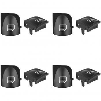 Couvercles Boutons Fenêtres 4 pièces – Front Gauche/Droite, W203, W208, C Clk