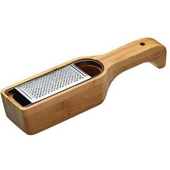 World of Flavours Italian Bamboo Parmesan Grater