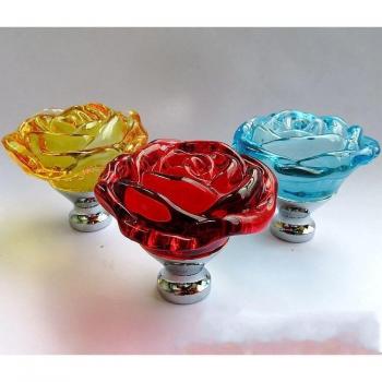 Couvercles de porte de placard rose diamant 50 mm – 10 pièces variées