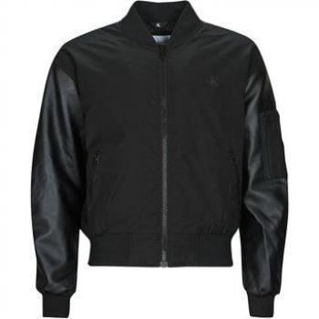 Calvin Klein Jeans Herren Bomberjacke FAUX LEATHER