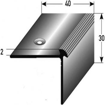 PROVISTON Nez de Marche Métallique 40x30x1000 mm