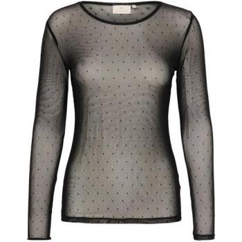 Kaffe Longsleeve T-Shirt 'Doriana', Schwarz, L