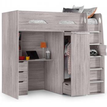 Pegasus High Sleeper Bed with Drawers