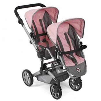 Cochecito Infantil Bayer Chic Melange Grey-Pink