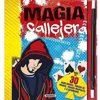 Naipecoleccion Susaeta ediciones Libro de magia callejera Regalo de varita mágica Más de 30 habilidades, trucos de manos, mentales e ilusionismo 64 páginas Para niños y adultos