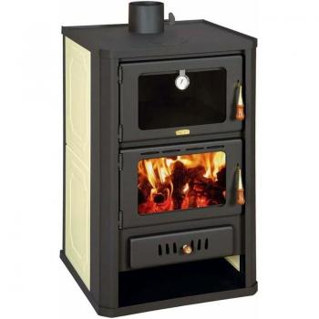 FG W15 Prity – Estufa de Leña con Horno Dual: 5,4 + 14 kW