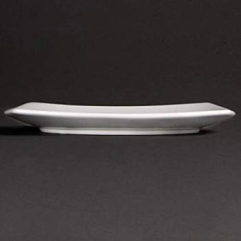 Olympia Whiteware Rounded Square Dining Plates 240mm (12 Count)