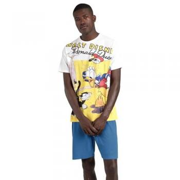 Camiseta de Punto Blanca para Hombre con Motivo Disney Nostálgico