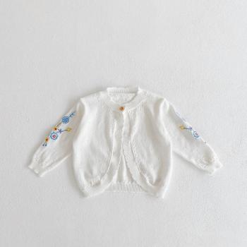 Cotton Long Sleeve Cardigan for Sun Protection