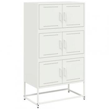 White Metal Sideboard Measuring 68.5x38.5x123.5 cm (vidaXL)