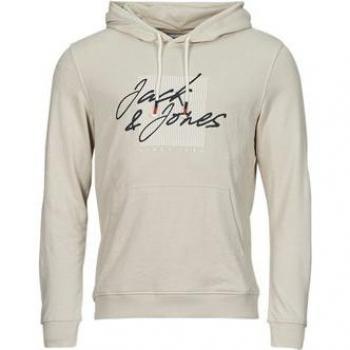 Sudadera con Capucha Beige Jack And Jones Zuri Hombre