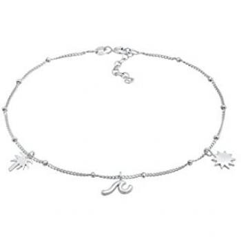 Elli Cavigliera Palma Estiva Argento Sterling 925 Boho Spiaggia
