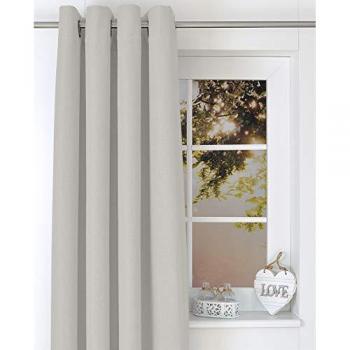 Vorhang HEINE HOME 225 cm, grau, 140 cm, Gardinen