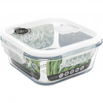 Pebbly pkv-800cb 800ml Transparent Glass Box