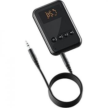 Bluetooth Empfänger/KFZ Einbausatz, WisFox Tragbarer Audio Adapter mit Bluetooth 4.1