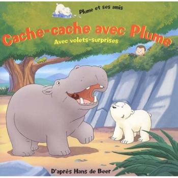 Plume et ses amis-cache cache avec plume -broche avec volets