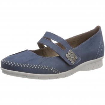 Jana Damen 24611 Pumps, blau (jeans), 38 EU