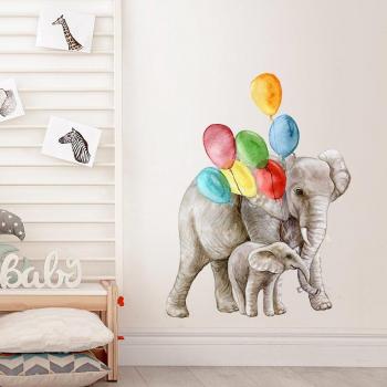 Ballon Elefant Abziehbilder für Kinder