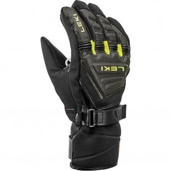 Guantes de Esquí Leki Race Coach C-Tech S Negro / Limón