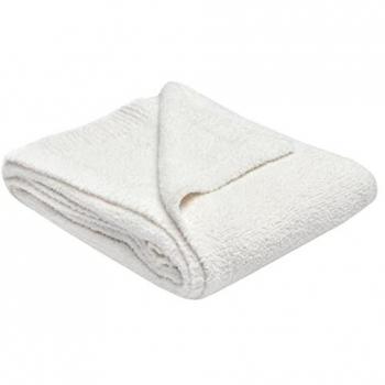 Cozy Cream Chenille Hug Blanket – 52 x 59
