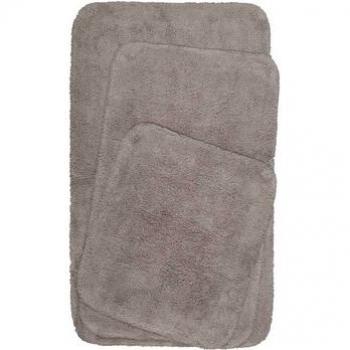 Alfombra de baño de algodón marrón topo 70x120 Wecon Home Basics