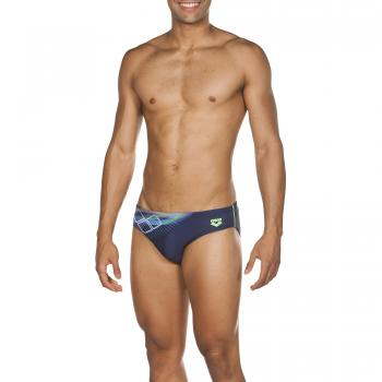 ARES5 Arena Slip‑Badehose für Herren – Briza Modell, Navy‑Shiny Green 8