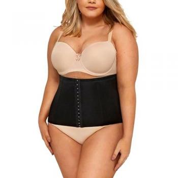 Hook‑and‑Eye Waist Support Belt – Women’s Black